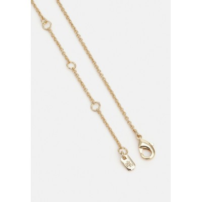 Lauren Ralph Lauren CARDED LOGO PENDANT - Necklace - gold-coloured
