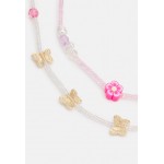 Monki Necklace - pink