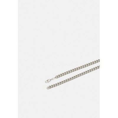 Nialaya CUBAN LINK CHAIN NECKLACE UNISEX - Necklace - silver-coloured