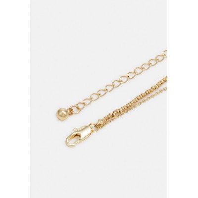 Pieces PCGUNDA COMBI NECKLACE - Necklace - gold-coloured