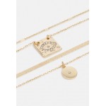 Pieces PCGUNILLA COMBI NECKLACE - Necklace - gold-coloured