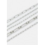Uncommon Souls MIX LAYERED CHAINS UNISEX - Necklace - silver-coloured