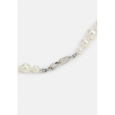 Vivienne Westwood ONE ROW BAS RELIEF CHOKER - Necklace - cream/silver-coloured/white