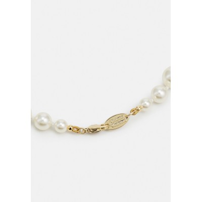 Vivienne Westwood ONE ROW BAS RELIEF CHOKER - Necklace - gold-coloured/cream/white