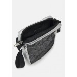 Armani Exchange CROSSBODY UNISEX - Across body bag - silver/black/silver-coloured