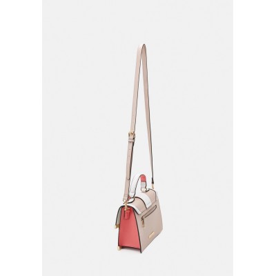 ALDO Handbag - blush/white/lt coral with lt gold/pink