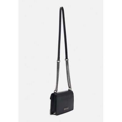 ALDO PIPPIR - Handbag - jet black/gunmetal-coloured/black