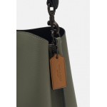 Coach WILLOW BUCKET BAG ADJUSTABLE - Handbag - army green multi/green