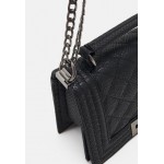 Gina Tricot MIA BAG - Handbag - black/mottled black