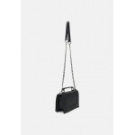 Gina Tricot MIA BAG - Handbag - black/mottled black