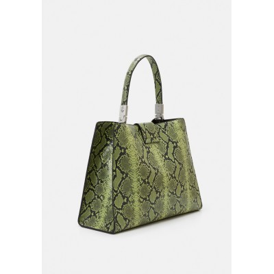 Guess LUXE MONIA SATCHEL SET - Handbag - sage green/green