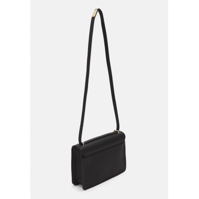 Love Moschino LACED HEART SHOULDER BAG - Handbag - nero/black