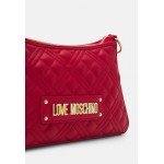 Love Moschino QUILTED POUCHETTE - Handbag - rosso/red