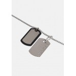 Diesel DOUBLE DOGTAGS - Necklace - silver-coloured