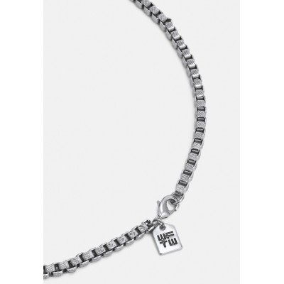 Wild For The Weekend THE BLOCK NECKLACE - Necklace - silver-coloured