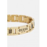 Guess FLAT CHAIN UNISEX - Bracelet - yellow gold-coloured/black/gold-coloured