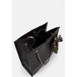 ALDO DEGANWY - Handbag - black/gold/black