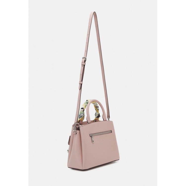 DKNY SATCHEL - Handbag - cashmere/silver/pink