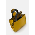 Liebeskind Berlin PAPER BAG XXS - Handbag - cream gold/yellow