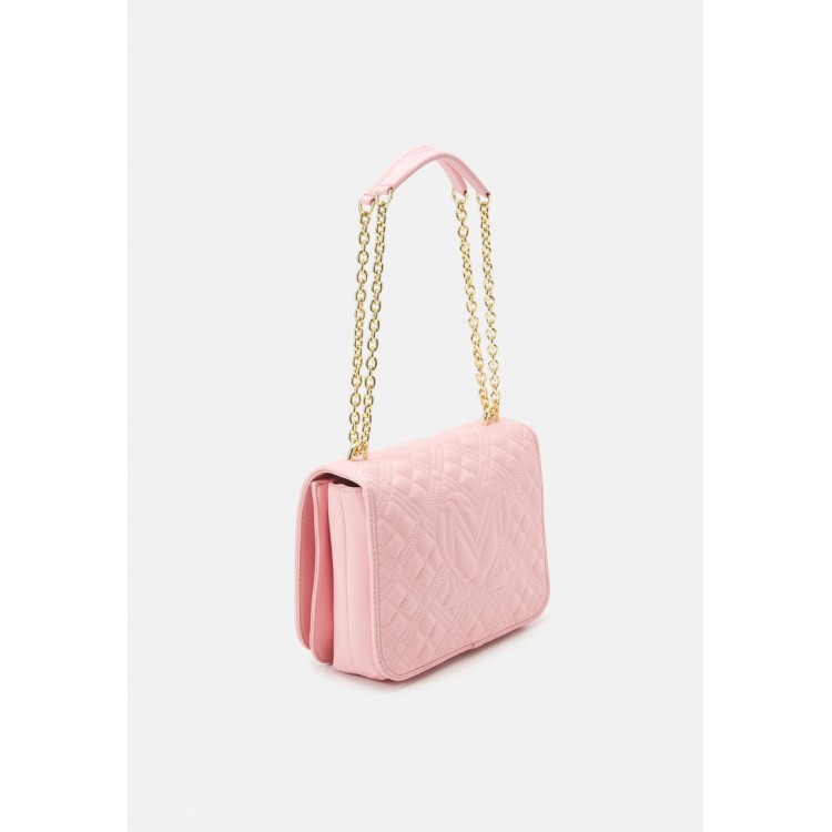 Love Moschino QUILTED CHAIN SHOULDER BAG - Handbag - rosa/light pink