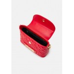 Love Moschino QUILTED TOP HANDLE CHAIN CROSSBODY - Handbag - rosso/red