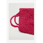 Mango ROPE - Handbag - fuchsia/pink