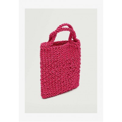 Mango ROPE - Handbag - fuchsia/pink