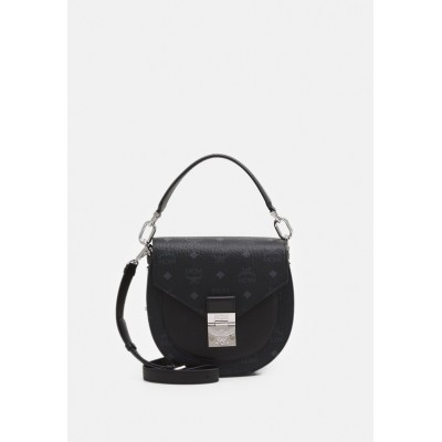 MCM PATRICIA VISETOS SHOULDER SMALL - Handbag - black