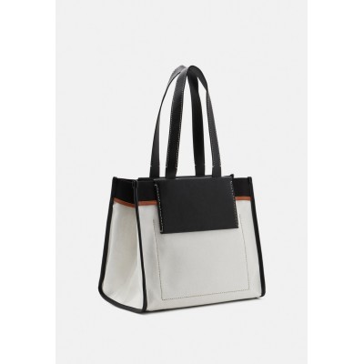 Proenza Schouler White Label LARGE COATED TOTE - Handbag - off white/white