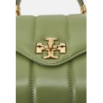 Tory Burch KIRA SMALL HANDLE SATCHEL - Handbag - daphne/rolled gold-coloured/gold-coloured