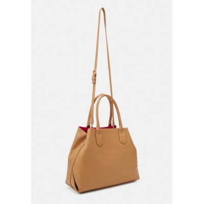 Valentino Bags JUNIPER - Handbag - cuoio/rosso/brown