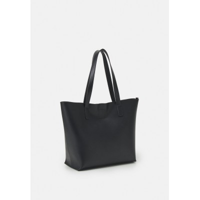 Versace Jeans Couture SAFFIANO LOCK SET - Handbag - black