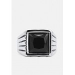 Icon Brand SQUARE STONE SIGNET - Ring - silver-coloured