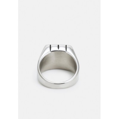 Icon Brand SQUARE STONE SIGNET - Ring - silver-coloured