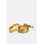 Jack & Jones JACPLAIN MIX 5 PACK - Ring - gold-coloured