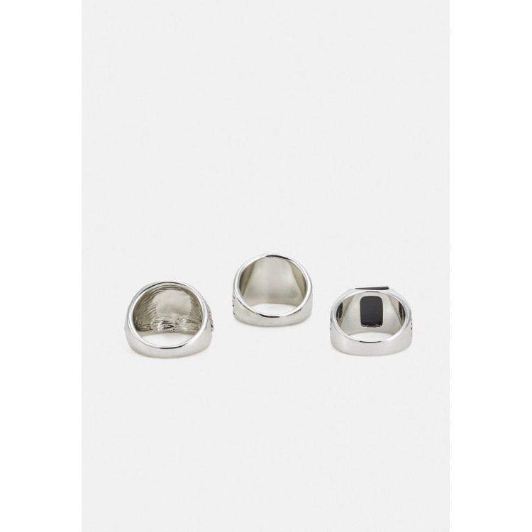 River Island 3 PACK - Ring - silver-coloured