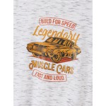 Women Other | Car Character Print Casual Short Sleeve T-Shirt For Women - LZ56666