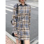Women Other | Plaid Print Knotted Long Sleeves Casual Blouse for Women - SB33539