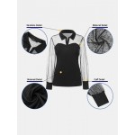 Women Other | Sexy Patchwork Slim See Through Mesh Sheer Lapel Blouse - YV84067