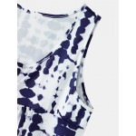 Women Other | Tie Dye Button V-neck Sleeveless Women Tank Top - HG09573