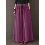 Women Other | Solid Color Drawstring Loose Pocket Long Casual Pants for Women - ZZ77158