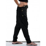 Women Other | Solid Color Layered Pockets Casual Harem Pants For Women - LL80782