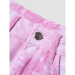 Women Other | Tie Dye Ripped Pocket Denim Shorts - OO65535