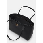 Guess DOWNTOWN CHIC TURNLOCK TOTE - Tote bag - black