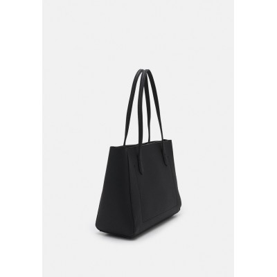 Guess DOWNTOWN CHIC TURNLOCK TOTE - Tote bag - black