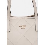 Guess VIKKY LARGE TOTE 2IN1 - Tote bag - stone