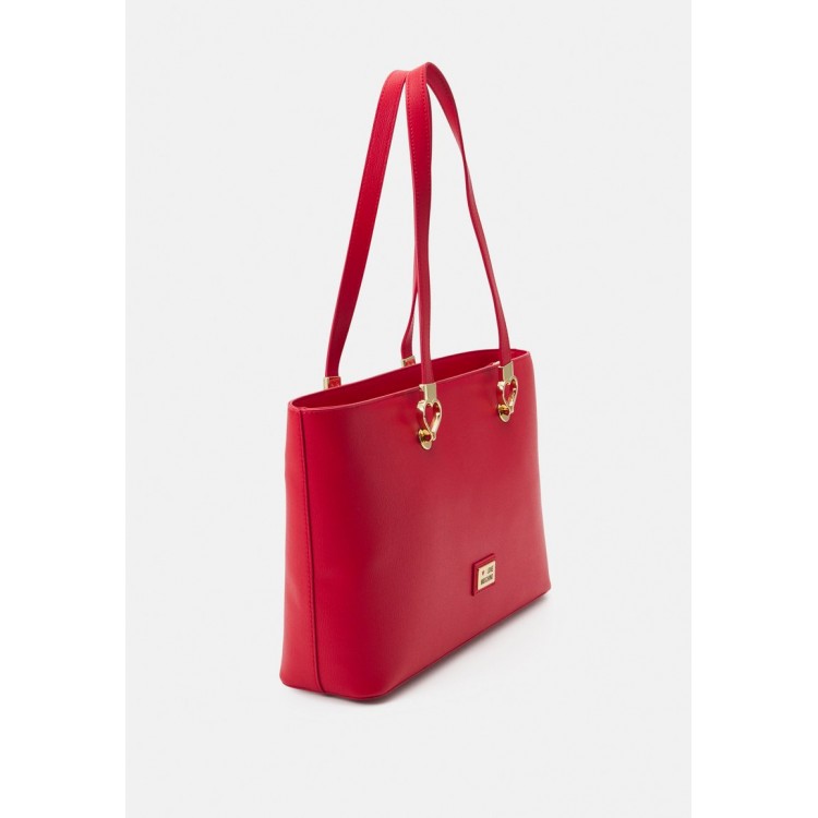 Love Moschino KNOT HARDWARE SHOPPER - Tote bag - rosso/red