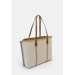 Tory Burch PERRY TRIPLE COMPARTMENT TOTE - Tote bag - natural/sand