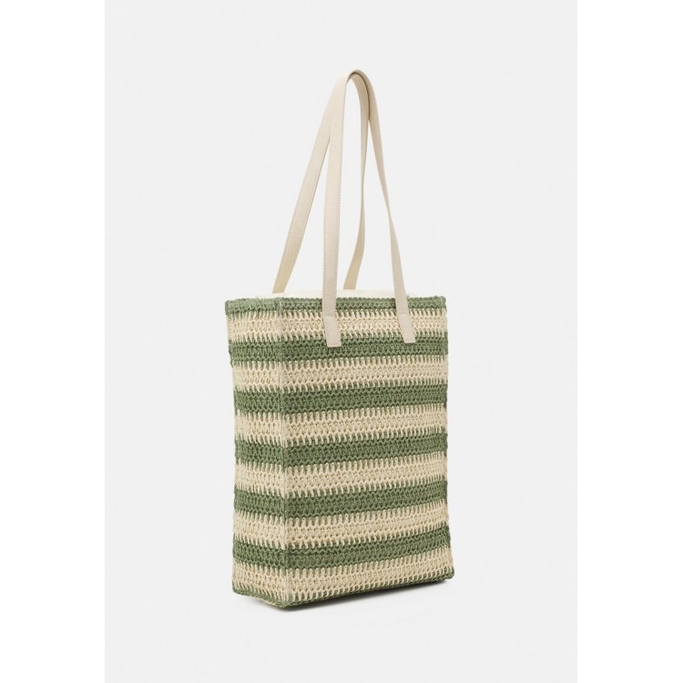 Vero Moda VMEMILY - Tote bag - laurel wreath/natural/green