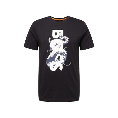Men T-shirts | BOSS Casual Shirt 'Thinking 6' in Black - FX54270